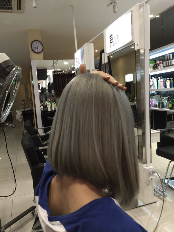 Hair colouring service at Bazaar Hair Salon Geylang